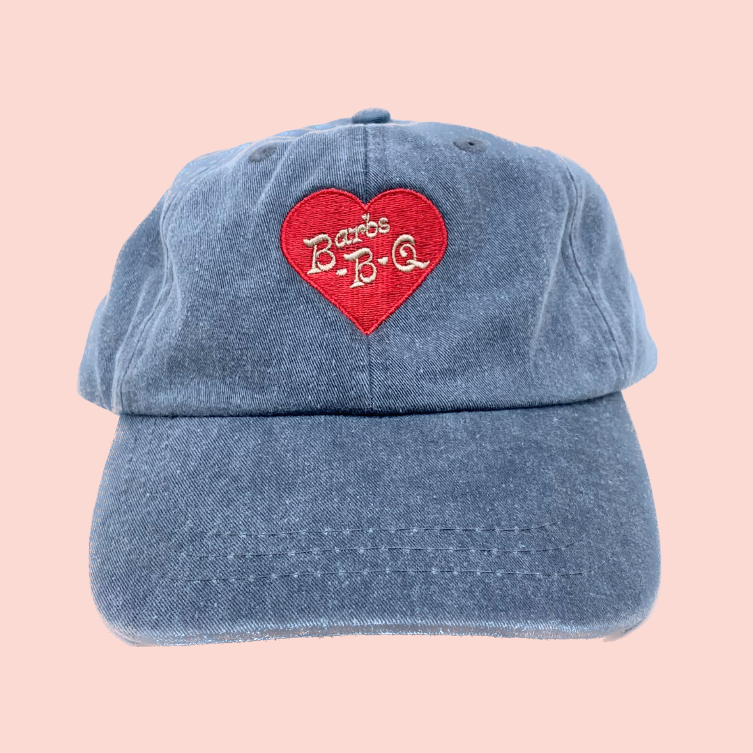BARBS B Q HEART HAT